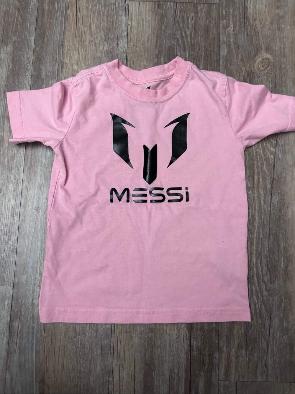 Messi Kids' Pink Graphic T-Shirt